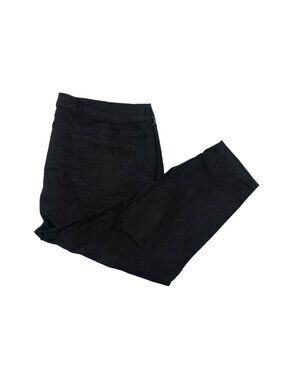 DG2 Diane Gilman Black Jeans Womens 28W Petite Virtual Stretch Ultra Skinny NEW